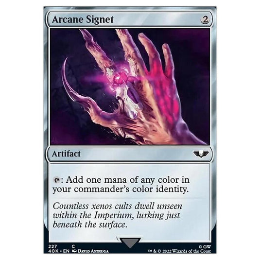 Magic The Gathering - Universes Beyond - Warhammer 40k - Arcane Signet - 227/168