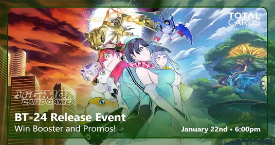 Digimon -  Digimon Time Strangers [BT-24] Release Event - Thursday 6pm (22/01/26)