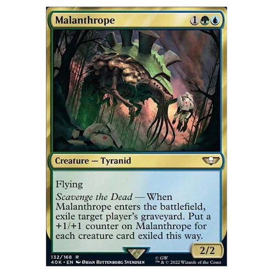 Magic The Gathering - Universes Beyond - Warhammer 40k - Malanthrope - 132/168