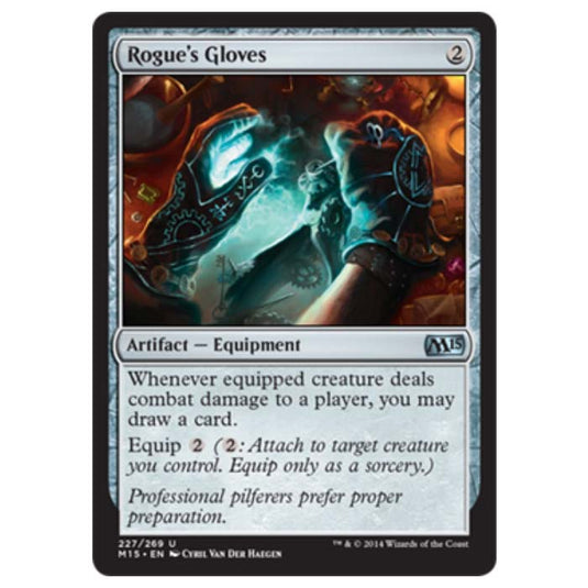 Magic the Gathering - M15 Core Set - Rogue's Gloves - 227/269