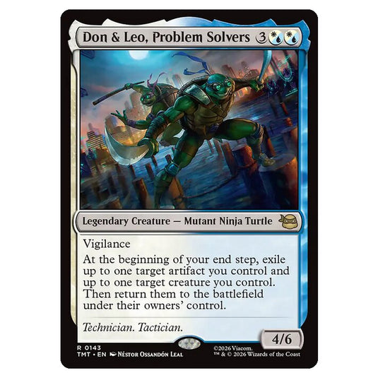 Magic The Gathering - Teenage Mutant Ninja Turtles - Don & Leo, Problem Solvers - 0143