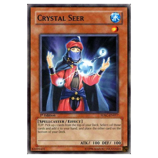 Yu-Gi-Oh! - Spellcaster's Command Structure Deck - Crystal Seer (Common) SDSC-EN017