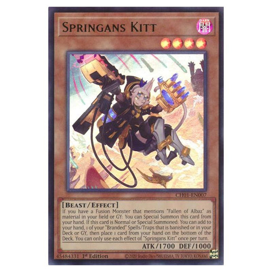 Yu-Gi-Oh! - The Chronicles Deck - The Fallen & The Virtuous - Springans Kitt (Ultra Rare) - CH01-EN007