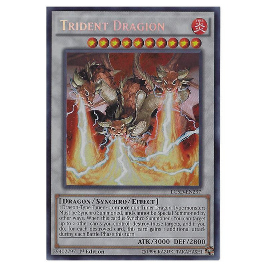 Yu-Gi-Oh! - Legendary Collection 5D's Mega Pack - Trident Dragion (Secret Rare) LC5D-EN237