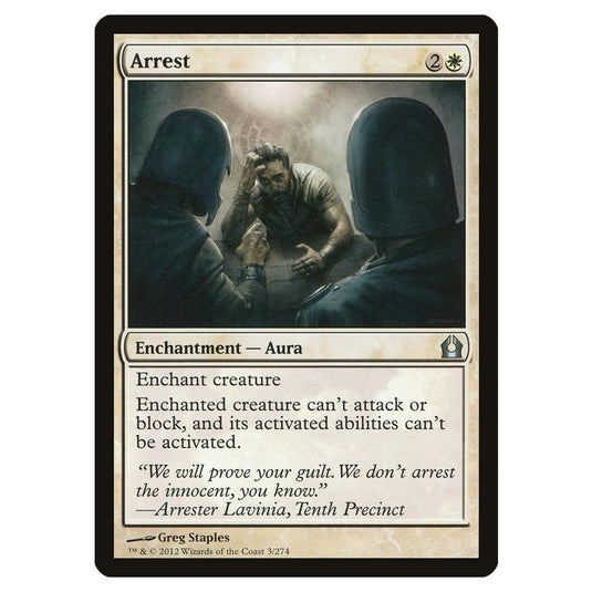 Magic The Gathering - Return To Ravnica - Arrest - 3/274