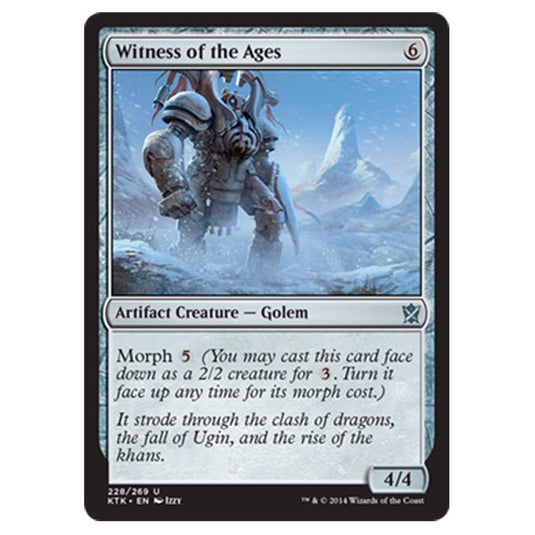 Magic the Gathering - Khans Of Tarkir - Witness of the Ages - 228/269