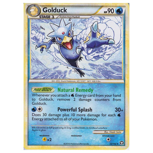 Pokemon - HGSS - Triumphant - Golduck 22/102