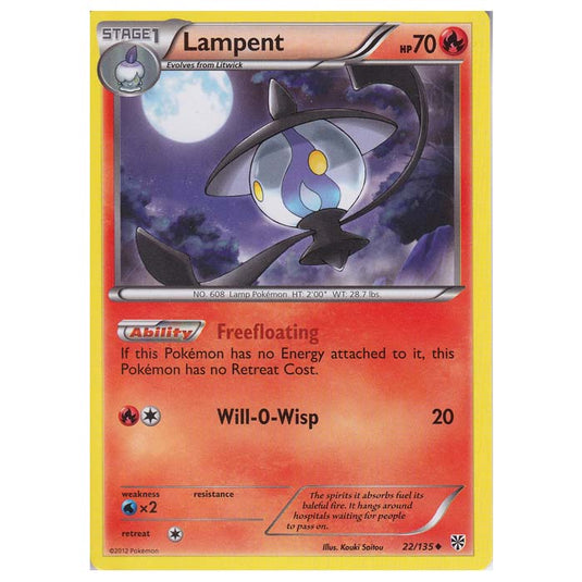 Pokemon - Black & White - Plasma Storm - Lampent - 022/135