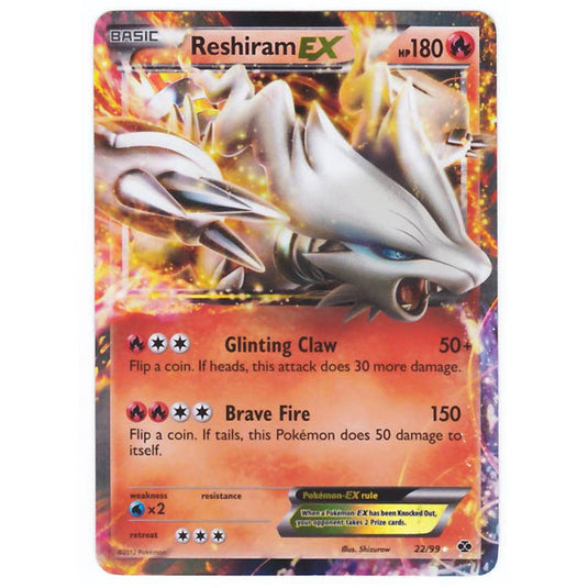 Pokemon - Black & White - Next Destinies - Reshiram EX 22/99