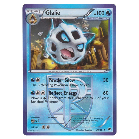Pokemon - Black & White - Plasma Blast - Glalie - 22/101