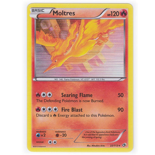 Pokemon - Black & White - Legendary Treasures - Moltres - 22/113