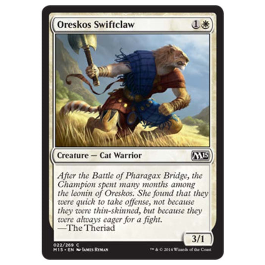 Magic the Gathering - M15 Core Set - Oreskos Swiftclaw - 22/269