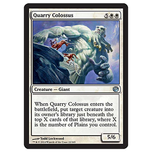 Magic the Gathering - Journey into Nyx - Quarry Colossus - 22/165