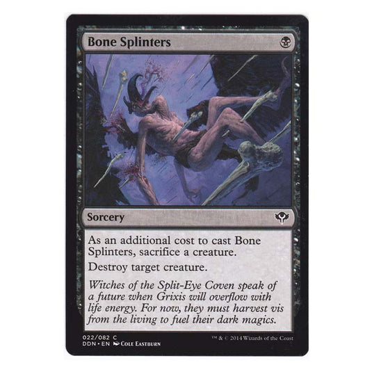 Magic the Gathering - Speed VS Cunning - Bone Splinters - 22/82