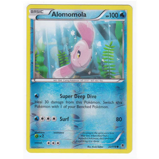 Pokemon - XY Phantom Forces - (Reverse Holo) - Alomomola - 22/119