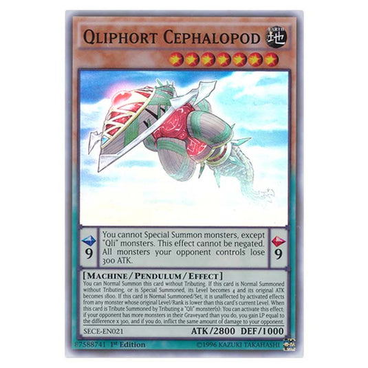 Yu-Gi-Oh! - Secrets of Eternity - Qliphort Cephalopod - 21/99