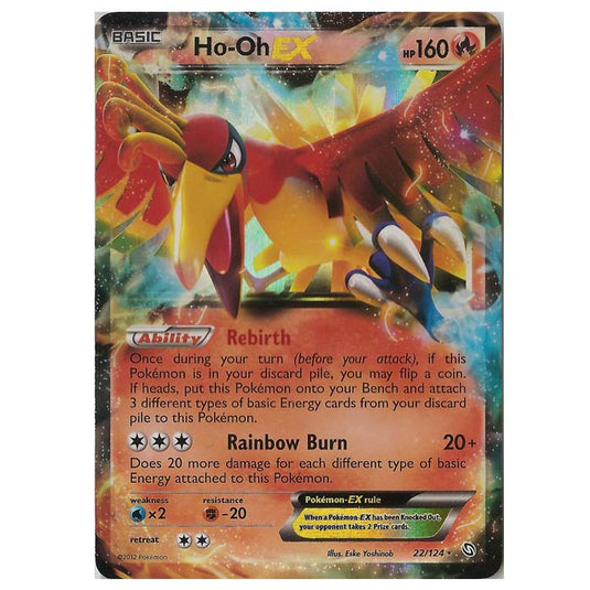 Pokemon - Black & White - Dragons Exalted - Ho-Oh-EX - 22/124