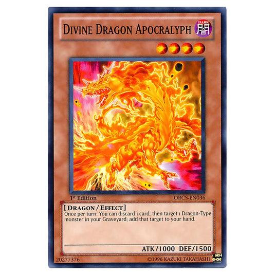 Yu-Gi-Oh! - Order of Chaos - Divine Dragon Apocralyph (Common) ORCS-EN036
