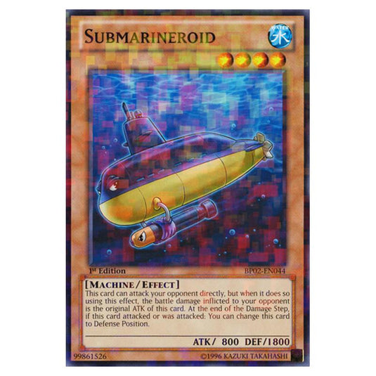 Yu-Gi-Oh! - Battle Pack 2 - War of the Giants - Submarineroid (Mosaic Rare) BP02-EN044