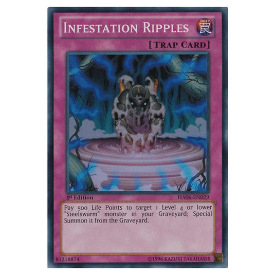 Yu-Gi-Oh! - Hidden Arsenal 6 - Omega Xyz - Infestation Ripples (Super Rare) HA06-EN029