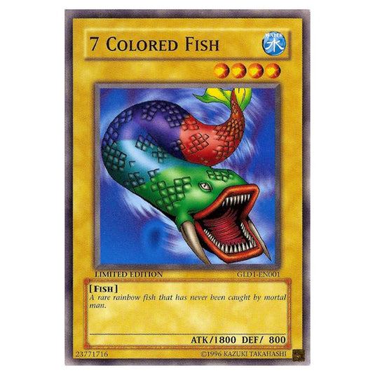 Yu-Gi-Oh! - Gold Series - 7 Colored Fish (Common) GLD1-EN001