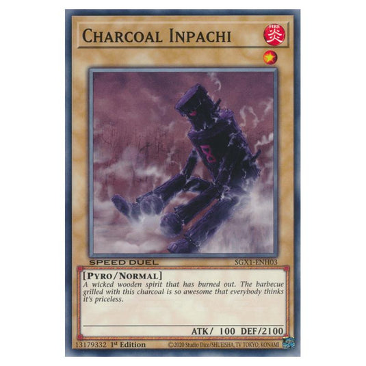 Yu-Gi-Oh! - Speed Duel GX - Duel Academy Box - Charcoal Inpachi (Common) SGX1-ENH03