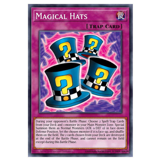 Yu-Gi-Oh! - Yugi's Legendary Decks - Magical Hats (Common) YGLD-ENA38