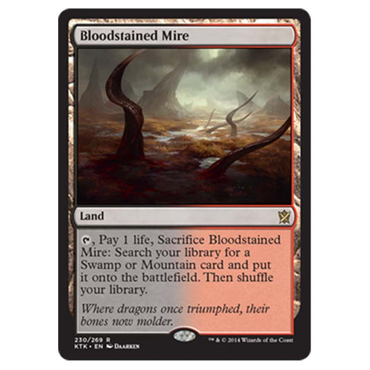 Magic the Gathering - Khans Of Tarkir - Bloodstained Mire - 230/269
