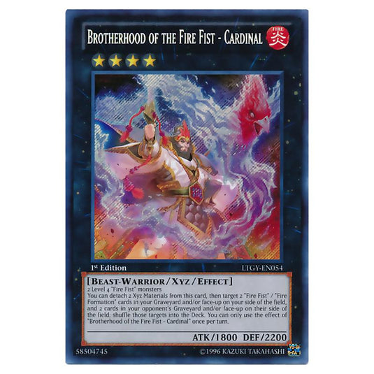 Yu-Gi-Oh! - Lord of the Tachyon Galaxy - Brotherhood of the Fire Fist - Cardinal (Secret Rare) LTGY-EN054