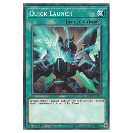 Yu-Gi-Oh! - Structure Deck - Rokket Revolt - Quick Launch (Common) SDRR-EN025