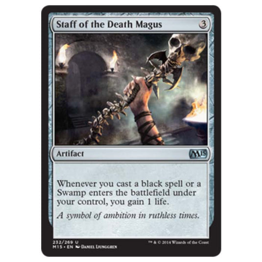 Magic the Gathering - M15 Core Set - Staff of the Death Magus - 232/269