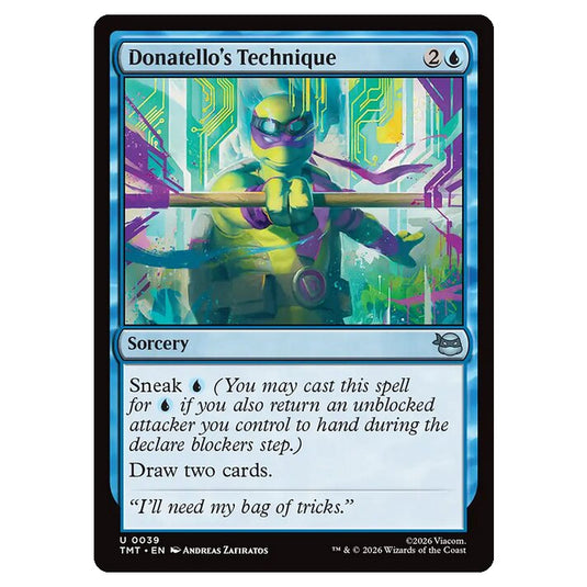 Magic The Gathering - Teenage Mutant Ninja Turtles - Donatello's Technique - 0039
