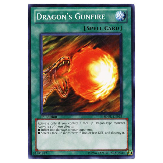 Yu-Gi-Oh! - Dragunity Legion Structure Deck - Dragon\'s Gunfire (Common) SDDL-EN025
