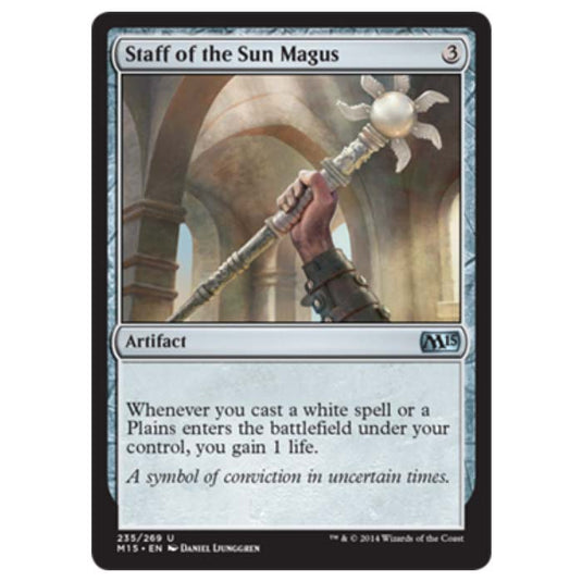 Magic the Gathering - M15 Core Set - Staff of the Sun Magus - 235/269