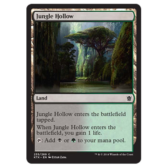 Magic the Gathering - Khans Of Tarkir - Jungle Hollow - 235/269