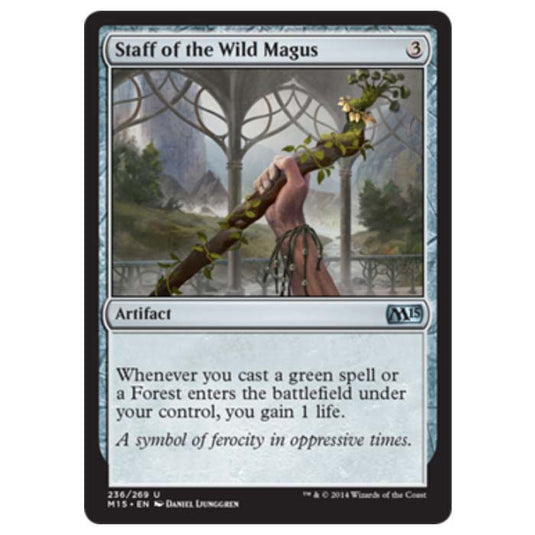 Magic the Gathering - M15 Core Set - Staff of the Wild Magus - 236/269