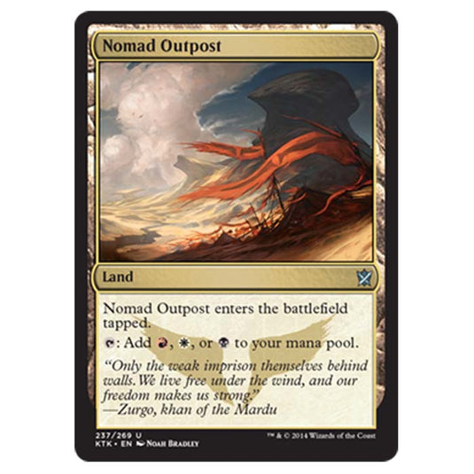 Magic the Gathering - Khans Of Tarkir - Nomad Outpost - 237/269