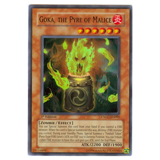 Yu-Gi-Oh! - Crossroads of Chaos - Goka, the Pyre of Malice (Super Rare) CSOC-EN095