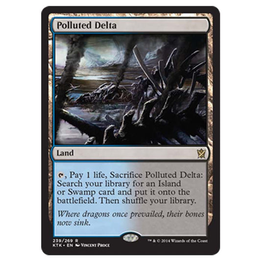 Magic the Gathering - Khans Of Tarkir - Polluted Delta - 239/269