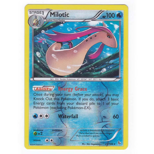 Pokemon - XY - Flashfire - (Reverse Holo) Milotic - 23/106