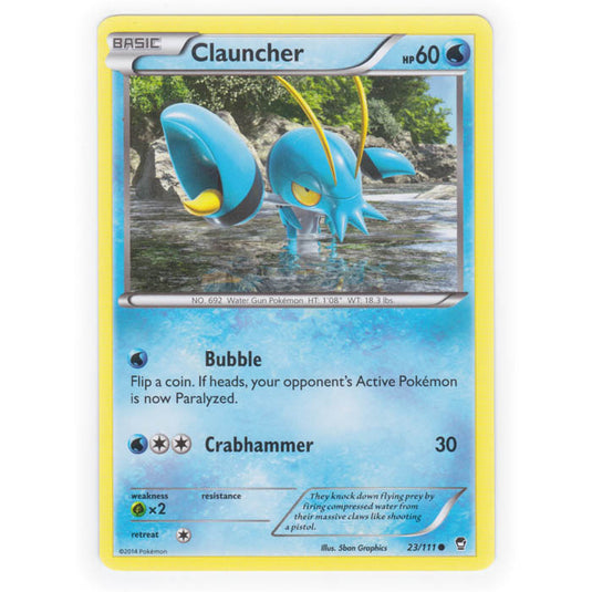 Pokemon - XY Furious Fists - Clauncher - 23/111