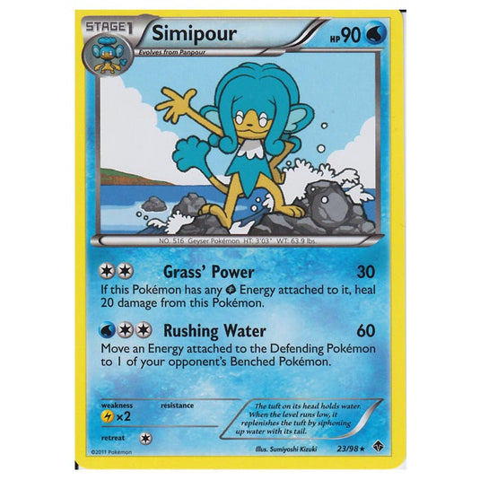 Pokemon - Black & White - Emerging Powers - Simipour 23/98