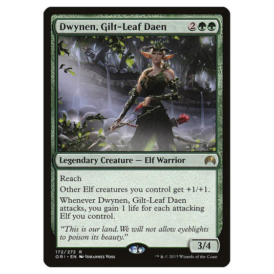 Magic The Gathering - Magic Origins - Dwynen, Gilt-leaf Daen - 172/272 (Foil)
