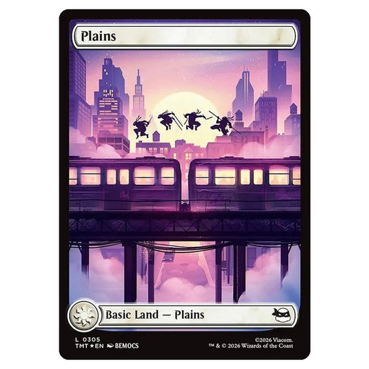 Magic The Gathering - Teenage Mutant Ninja Turtles - Plains - 0305