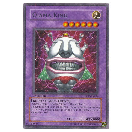Yu-Gi-Oh! - Soul of the Duelist - Ojama King (Rare) SOD-EN034