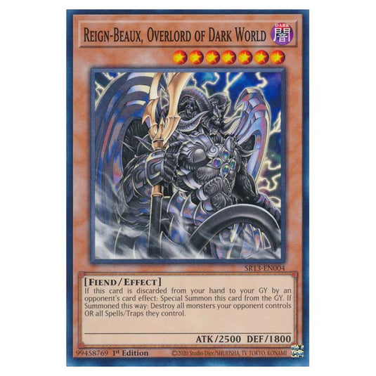 Yu-Gi-Oh! - Structure Deck - Dark World - Reign-Beaux, Overlord of Dark World (Common) SR13-EN004