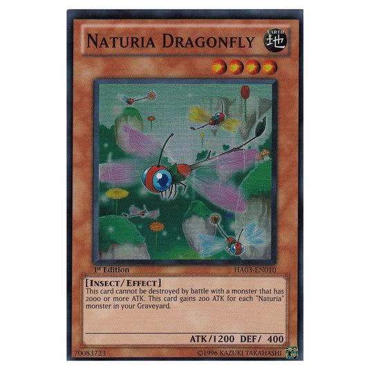 Yu-Gi-Oh! - Hidden Arsenal 3 - Naturia Dragonfly (Super Rare) HA03-EN010