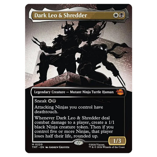 Magic The Gathering - Teenage Mutant Ninja Turtles - Dark Leo & Shredder - 0220