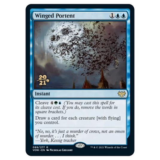 Magic The Gathering - Innistrad: Crimson Vow Prerelease - Winged Portent - 089/277