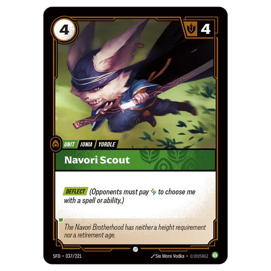 Riftbound: League of Legends TCG - Spiritforged - Navori Scout - 037/221
